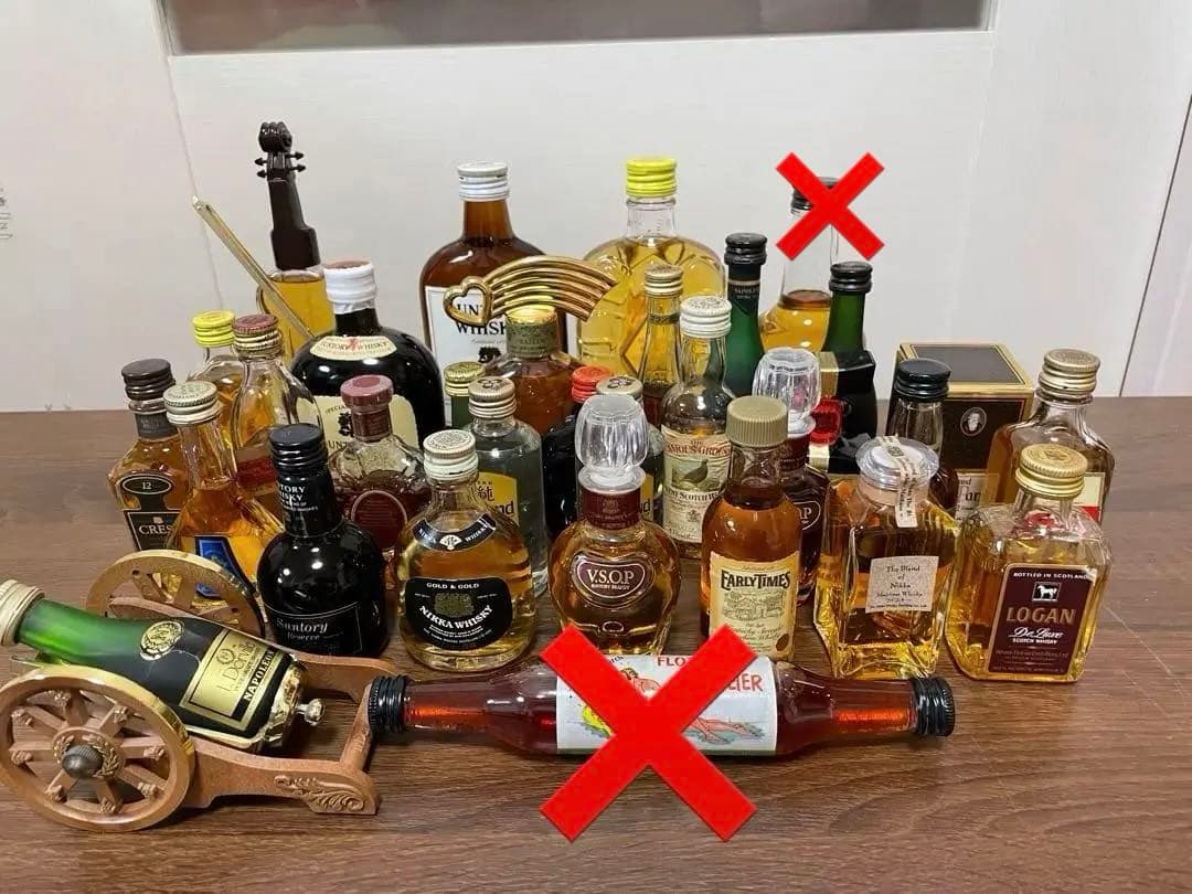 年代物 未開封 ミニボトル ウイスキー 焼酎 酒 ボトル 30本