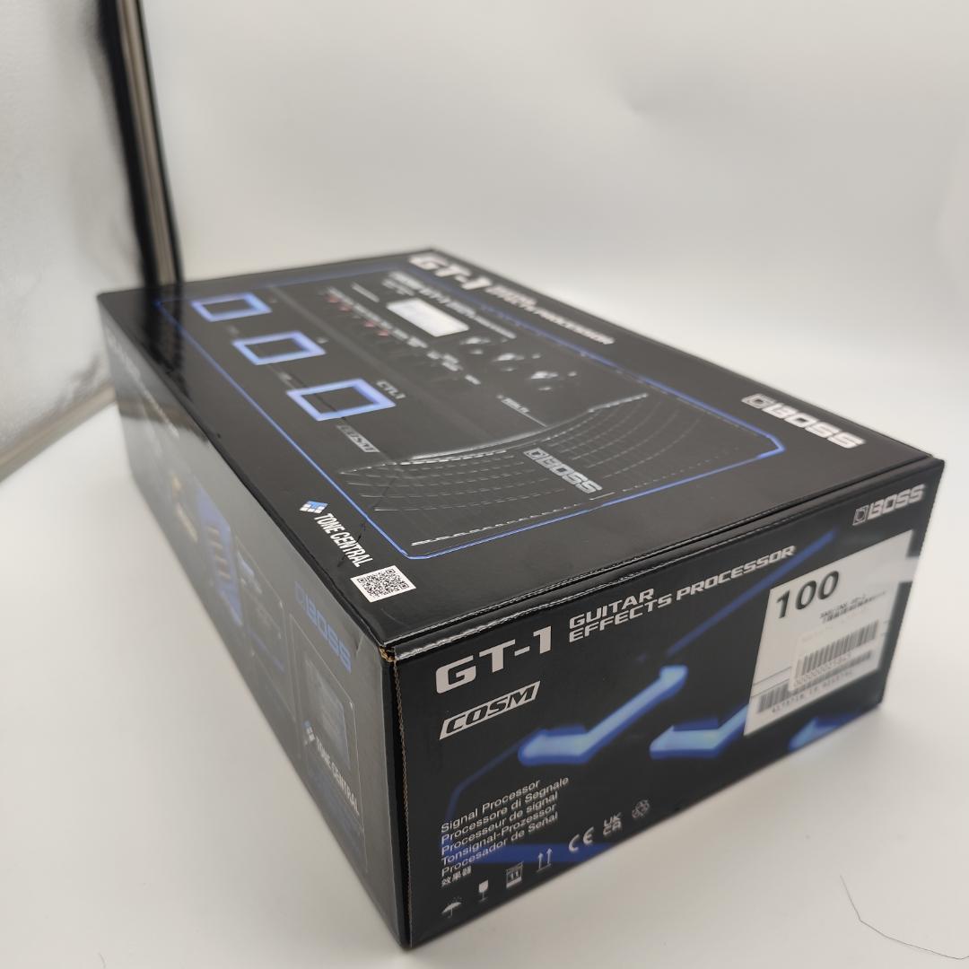 BOSS GT-1マルチエフェクターと純正ACアダプターPSA-100S2セット