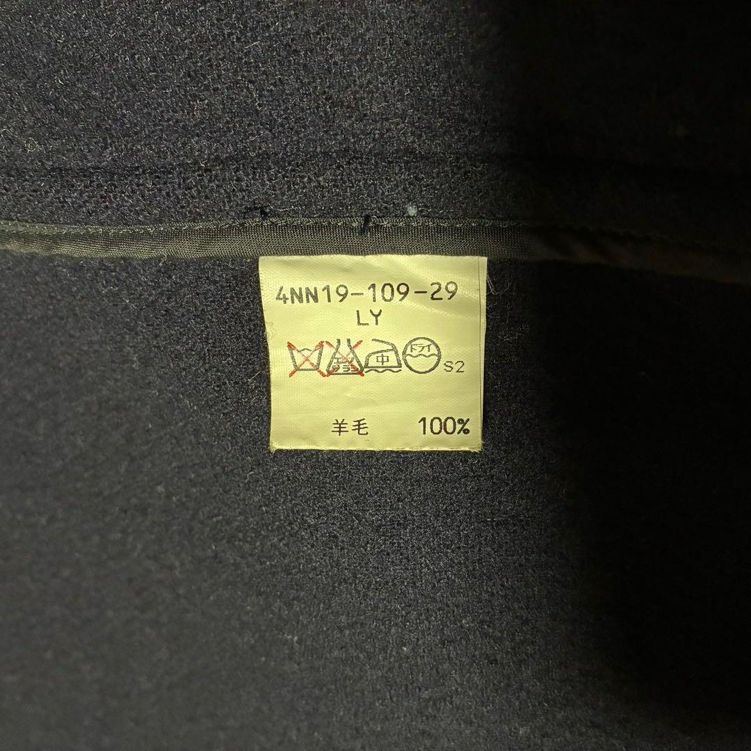 【美品】Paul Stuartポールスチュアートダッフルロングコートウールト