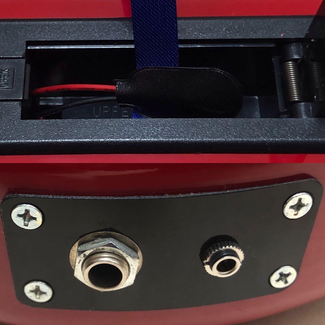 最終値下！【美品】ZO-3 レッド アンプ内蔵ミニギター ヘッドフォン端子付