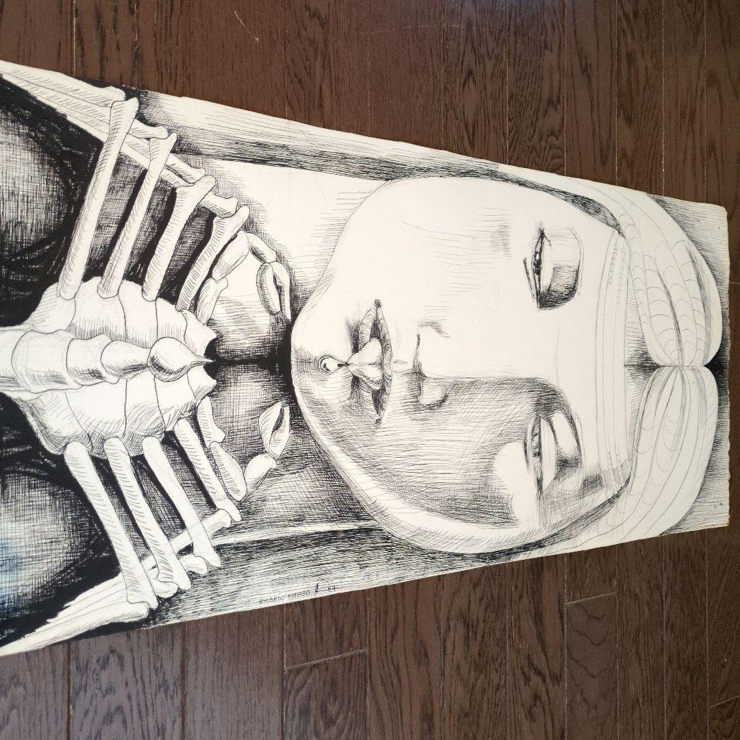 建築家リカルド・ポロ　ペン画 建築家リカルド・ポロ ペン画 建築家リカルド・ポロ ペン画