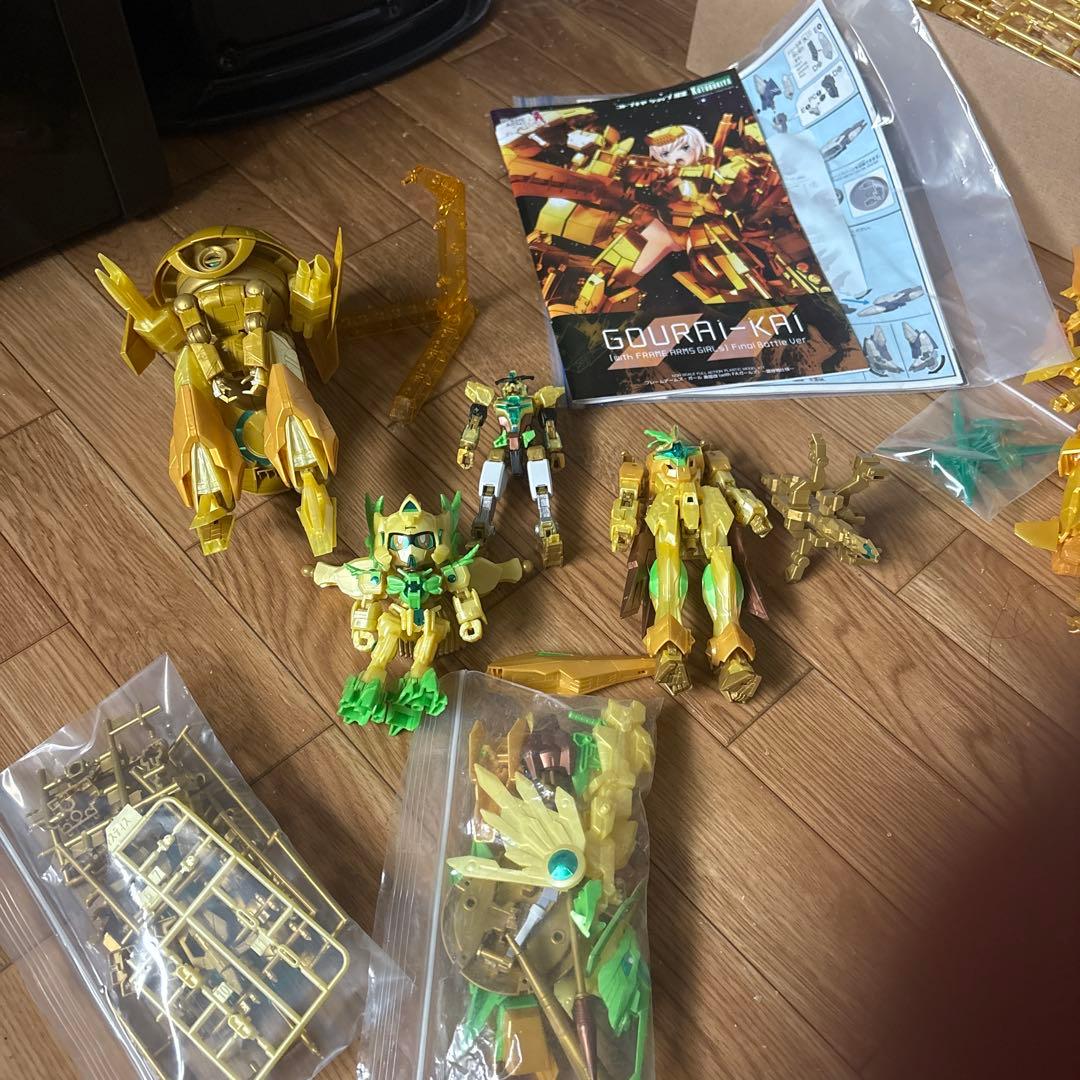 轟雷最終決戦 リライズガンダム ゴールドセット