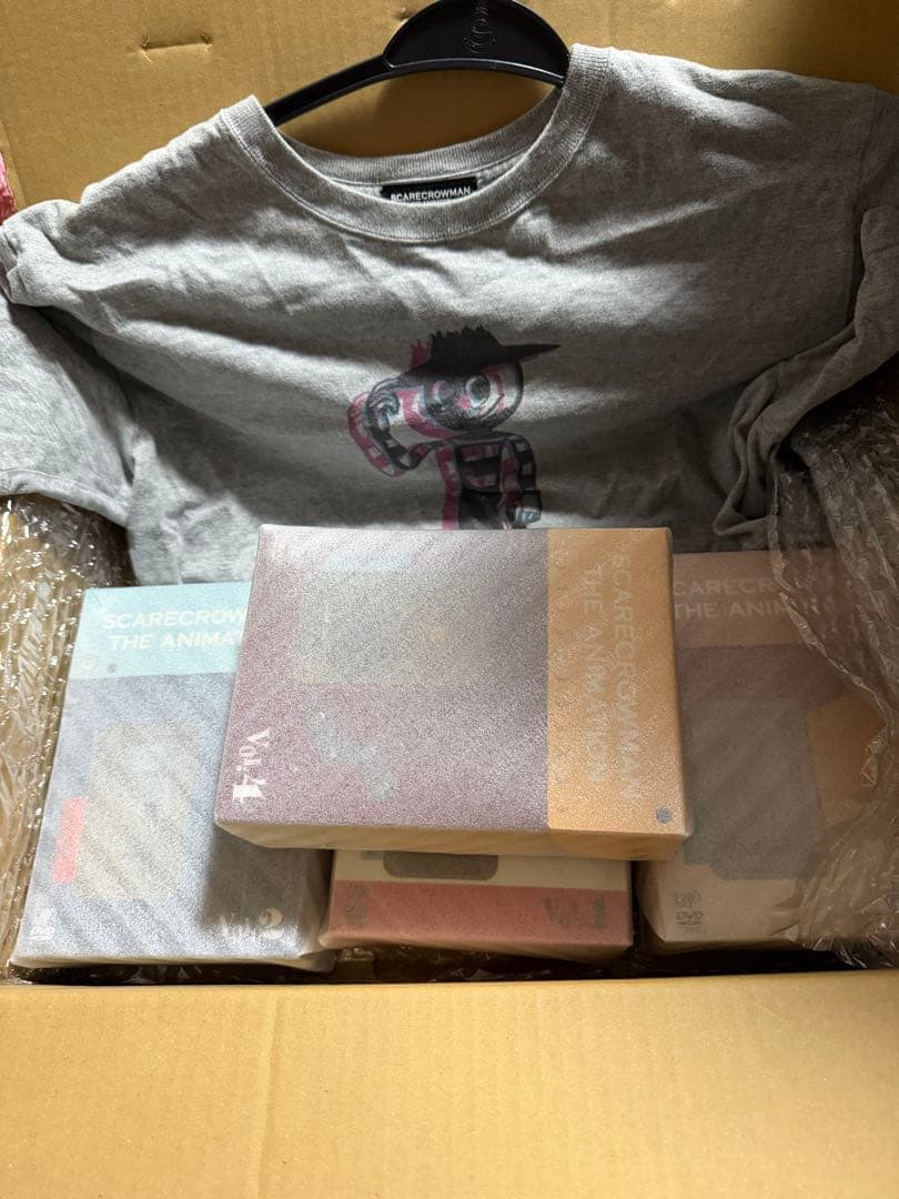 廃盤 スケアクロウマン DVD 全4巻セット フィギュア付属 Tシャツ付