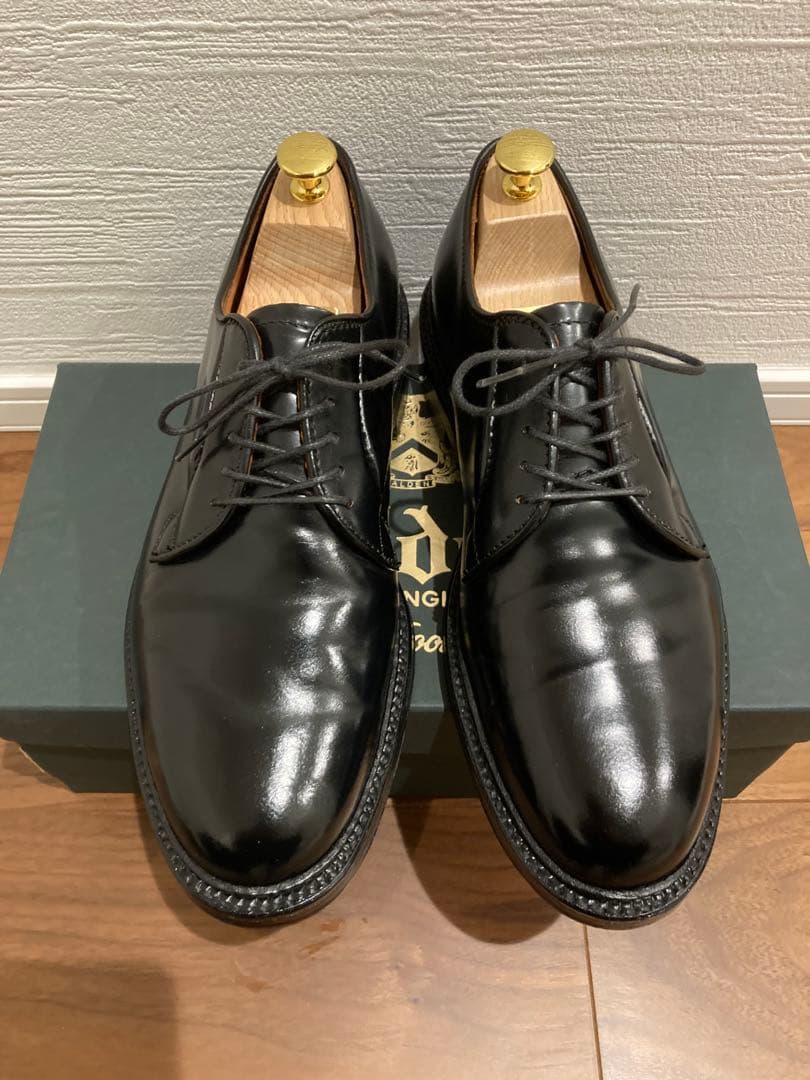 Alden オールデン 9901 ブラックコードバン プレーントゥ7D