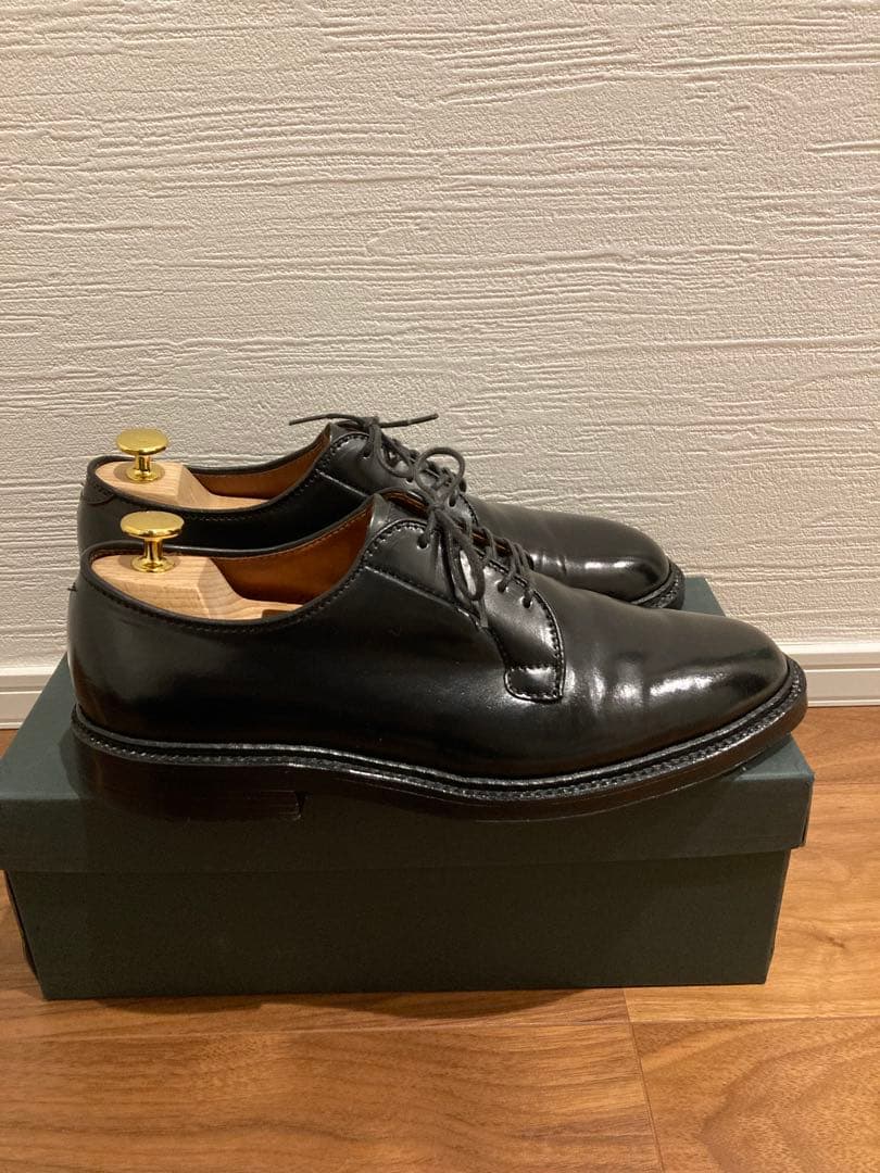 Alden オールデン 9901 ブラックコードバン プレーントゥ7D