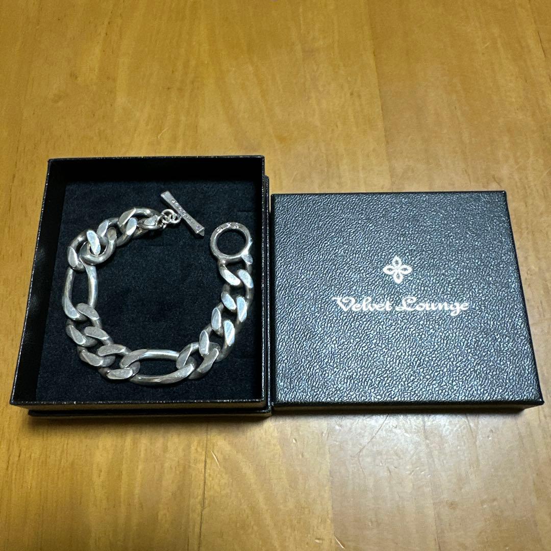 シルバー925 ブレスレット　ダイヤ石　velvet lounge