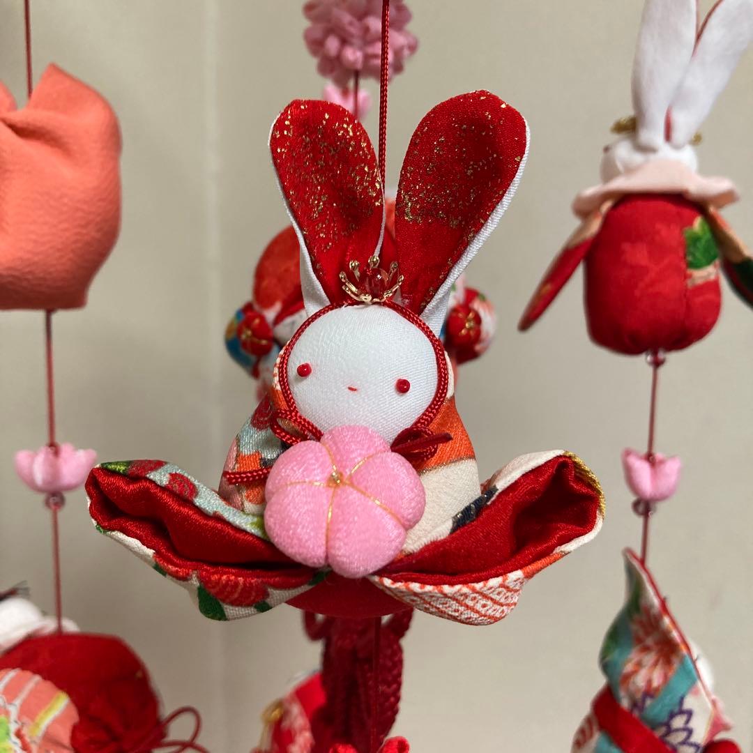 519 ごろちゃん　うさぎの吊るし飾り