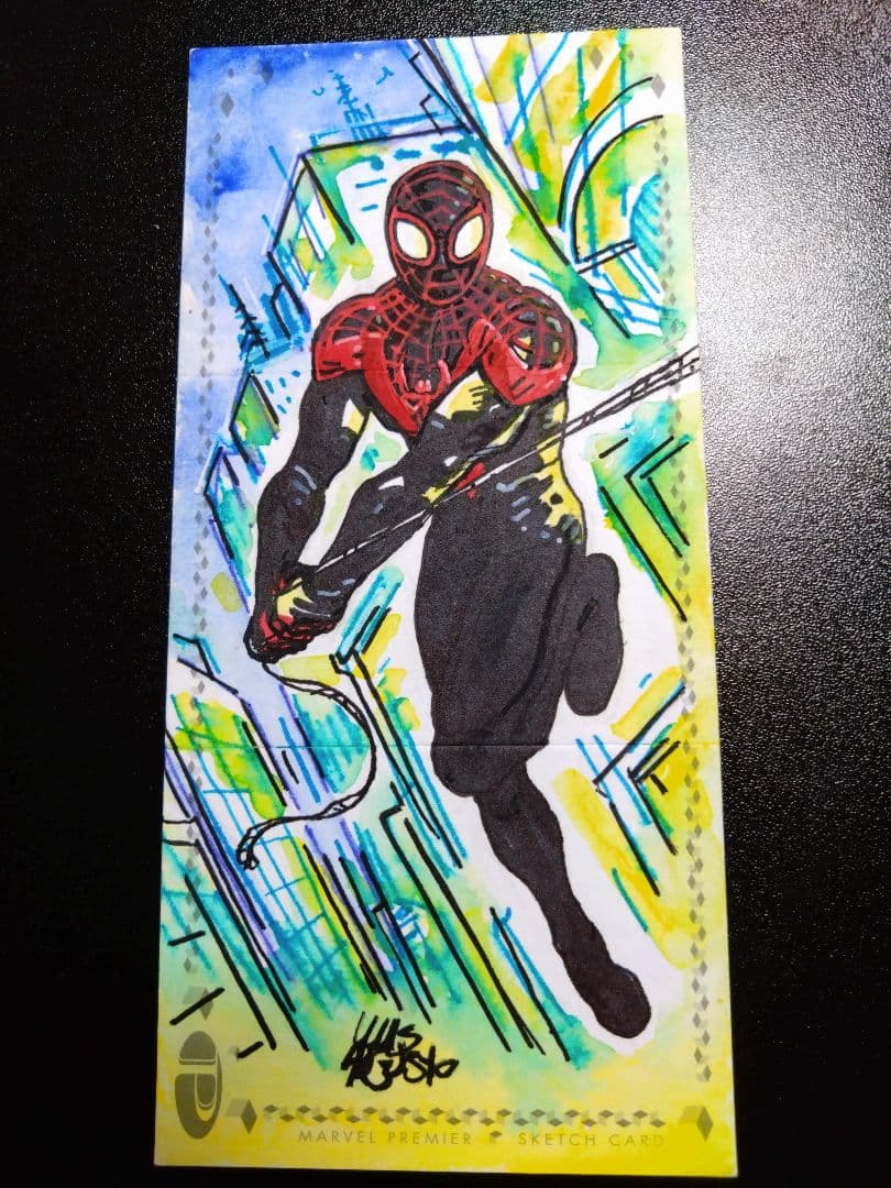 スケッチ 1of1】スパイダーマン Spiderman - Marvel - 1/1 Original