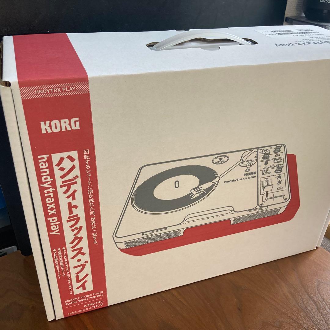 週末値下げKORG handytraxx play ポータブルレコードプレーヤー handytraxx tube - PORTABLE RECORD PLAYER | KORG (Japan)