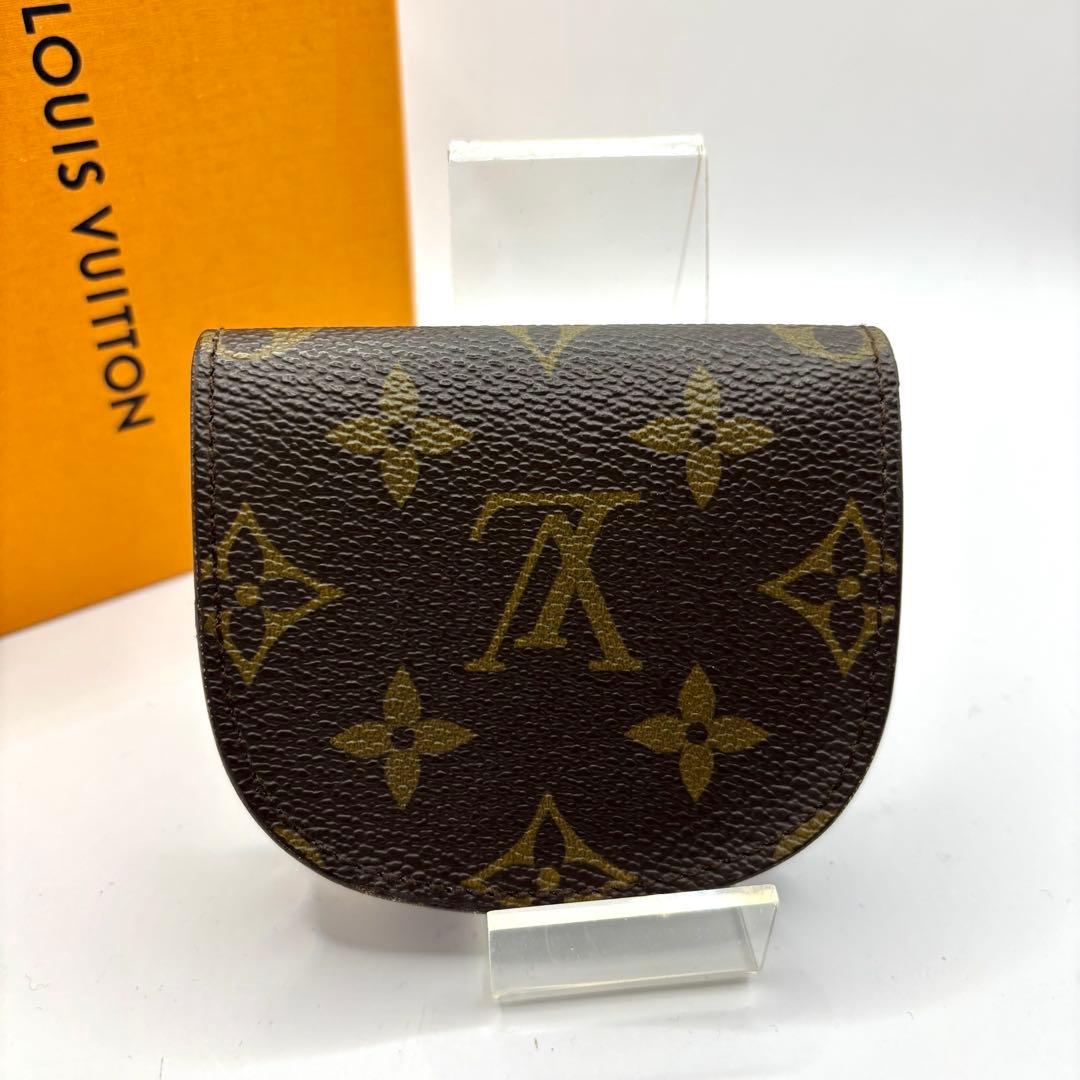正規品 ルイヴィトン ポルトモネ グゼ モノグラム ケース pvc レザー