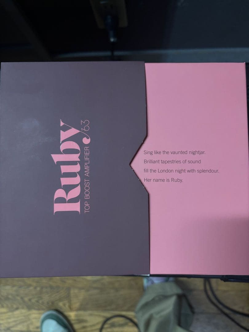 ギター UAFX Ruby Top Boost Amplifier 63