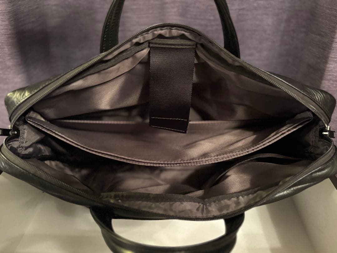 PORTER（吉田カバン）レザーブリーフケース ブラック(黒)日本製