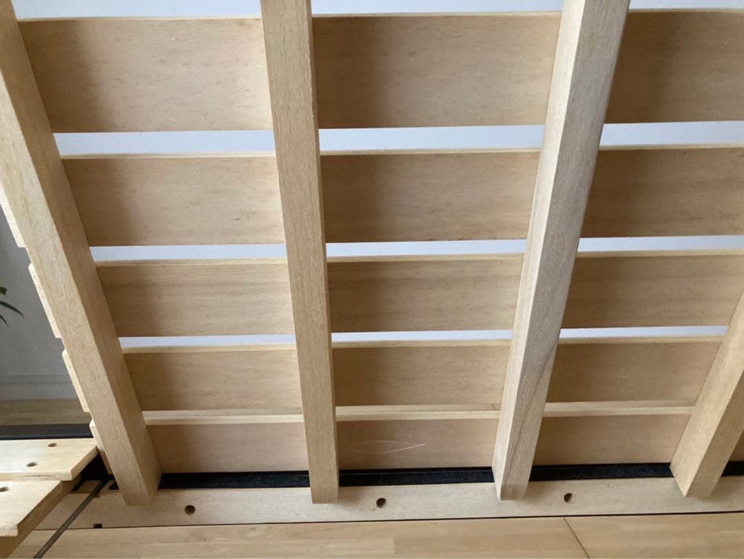 【東京都・直接引き渡し希望】無印良品　シングルベッドフレーム　ブラウン　おしゃれ