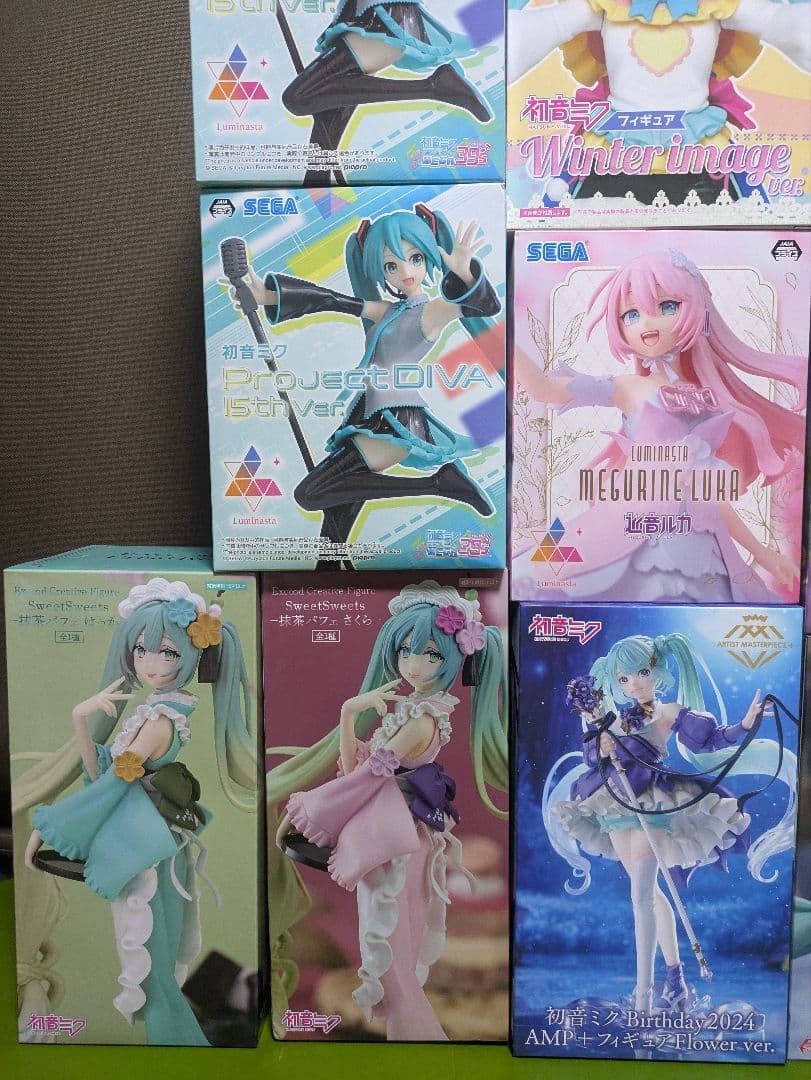 初音ミクのフィギュアまとめ売り（16体）セット巡音ルカ等