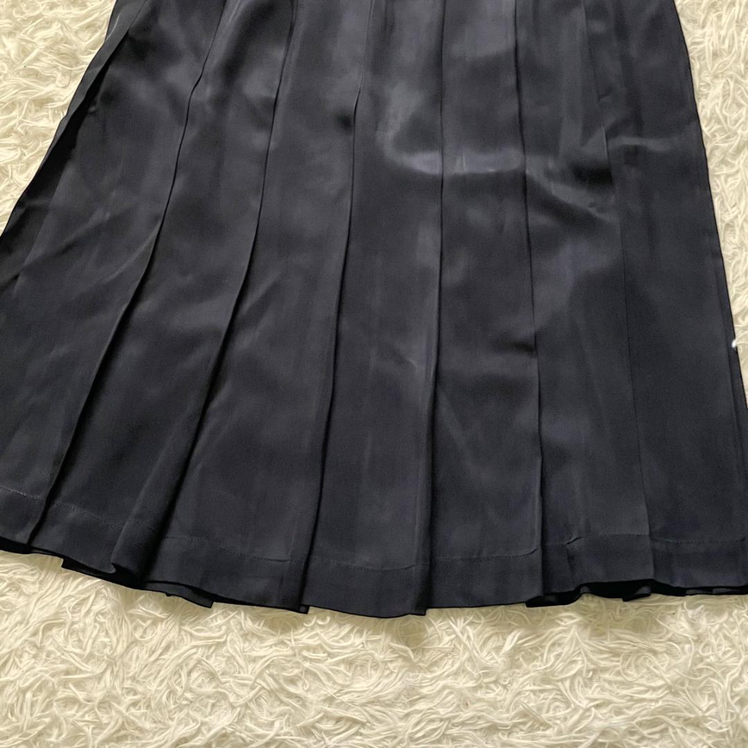 robe de chambre コムデギャルソン プリーツ フレアスカート 黒