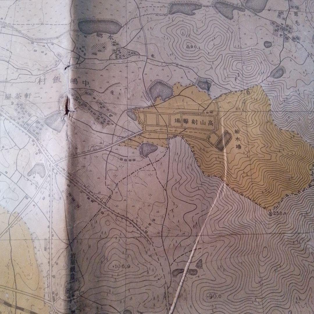 愛知県豊橋市2万分の1 地形図 昭和6年版 豊橋 及びその近郊 古地図 戦前