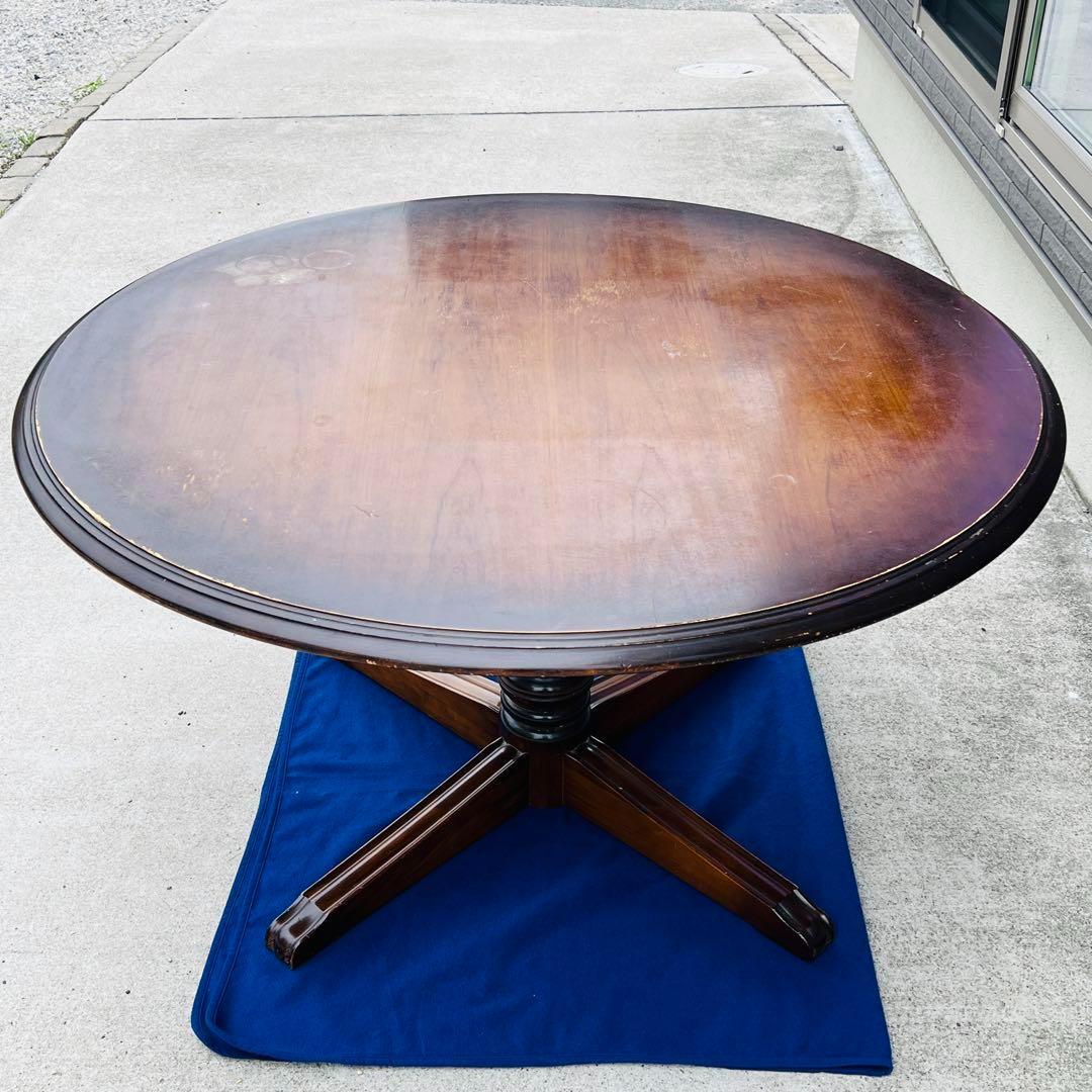 カリモク 丸テーブル 幅120 ダイニングテーブル 円形テーブル 円卓