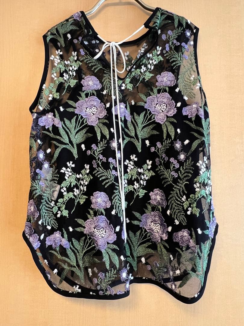 mame kurogouchi 刺繍トップス19ss
