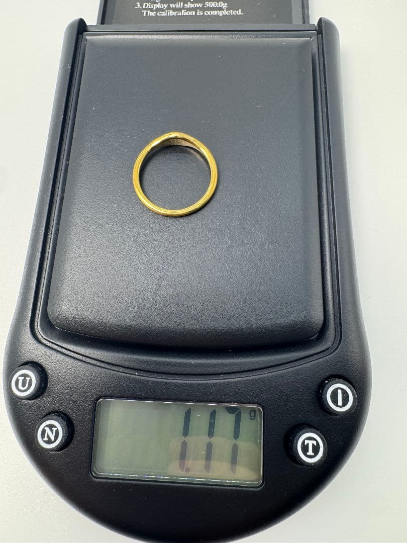 k18ゴールドリング 1.17g 4.7mm 11号