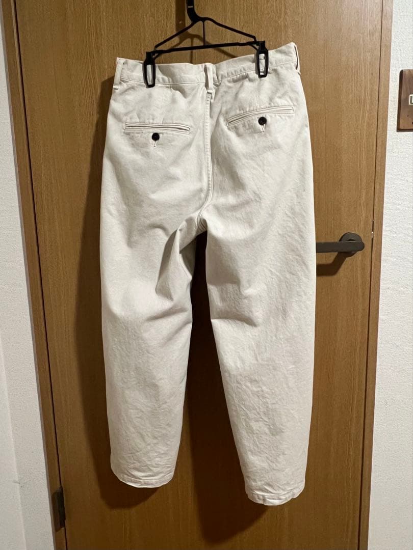 ANCELLM 25SS PAINT CHINO TROUSERS size1 - メルカリ