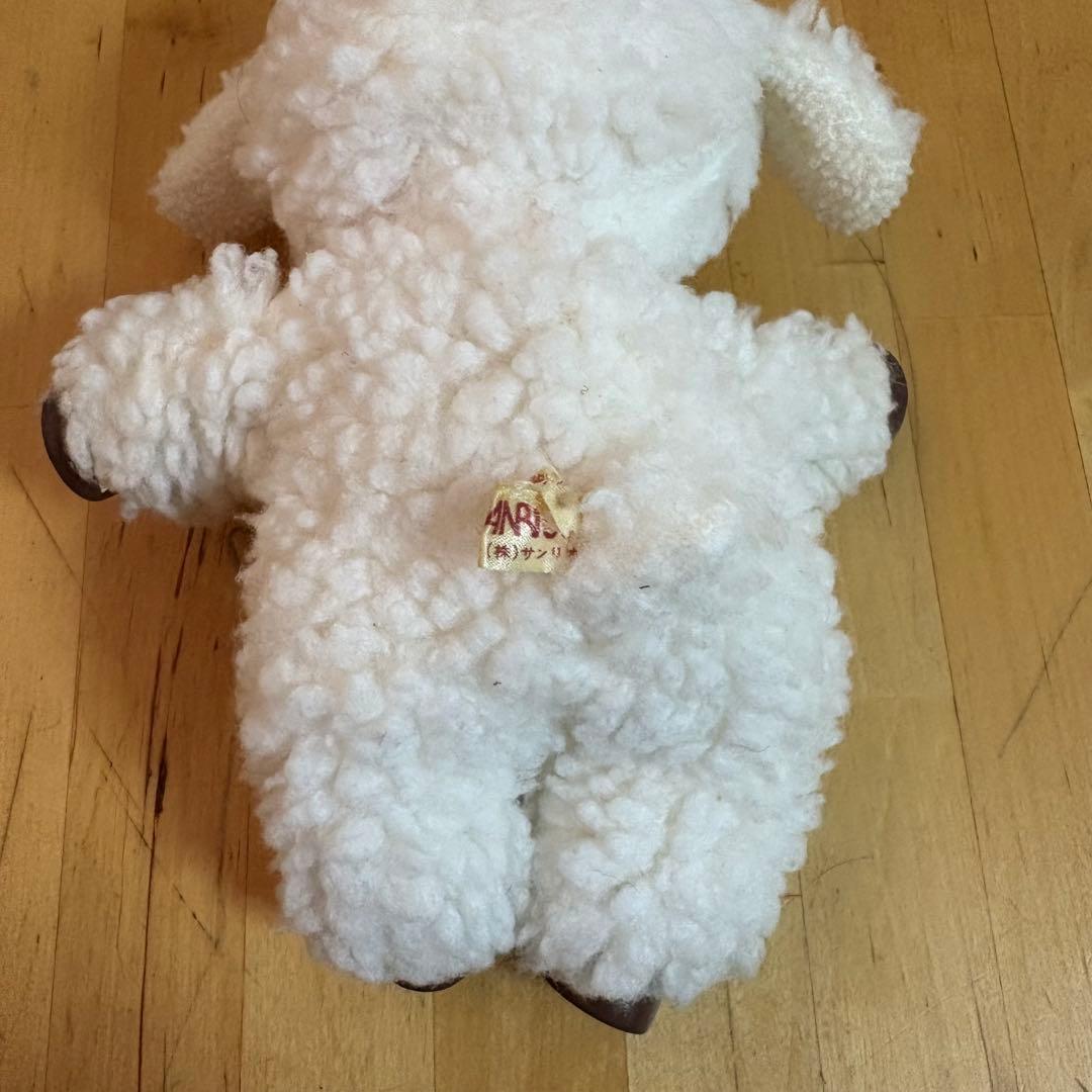 サンリオ　ひつじ　ぬいぐるみ　昭和　レトロ　(m