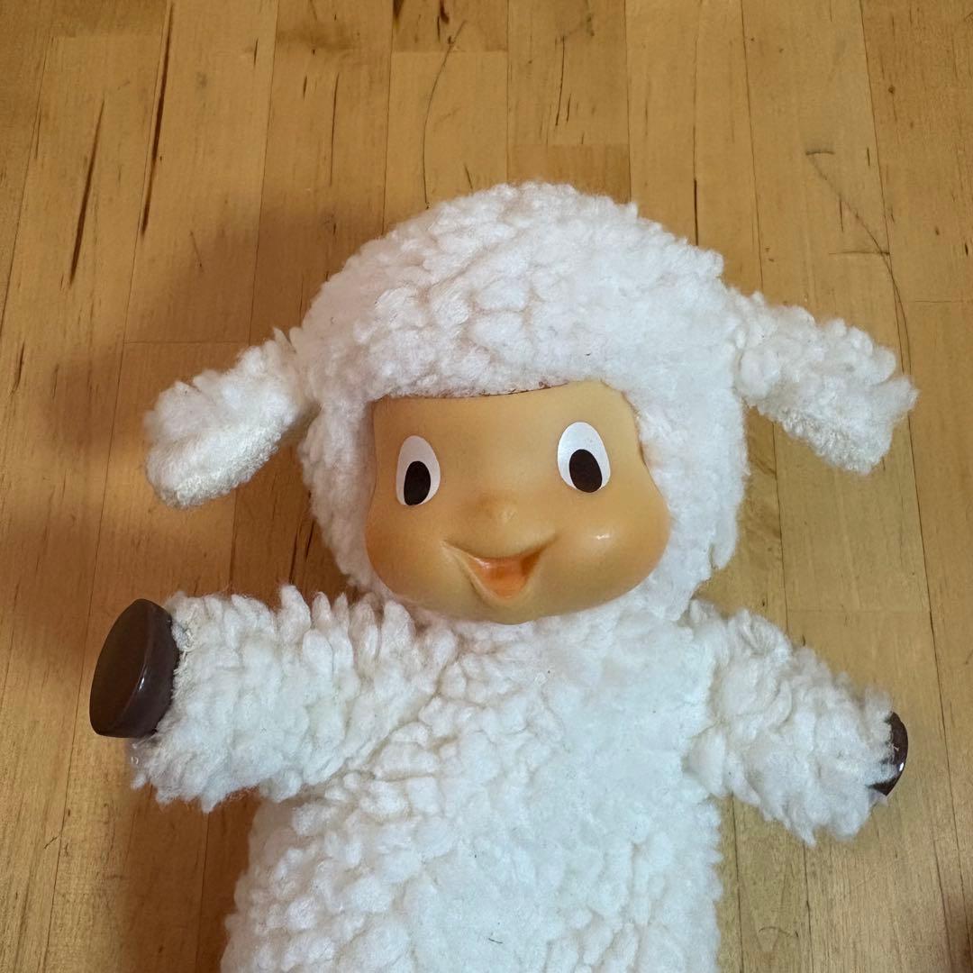 サンリオ　ひつじ　ぬいぐるみ　昭和　レトロ　(m