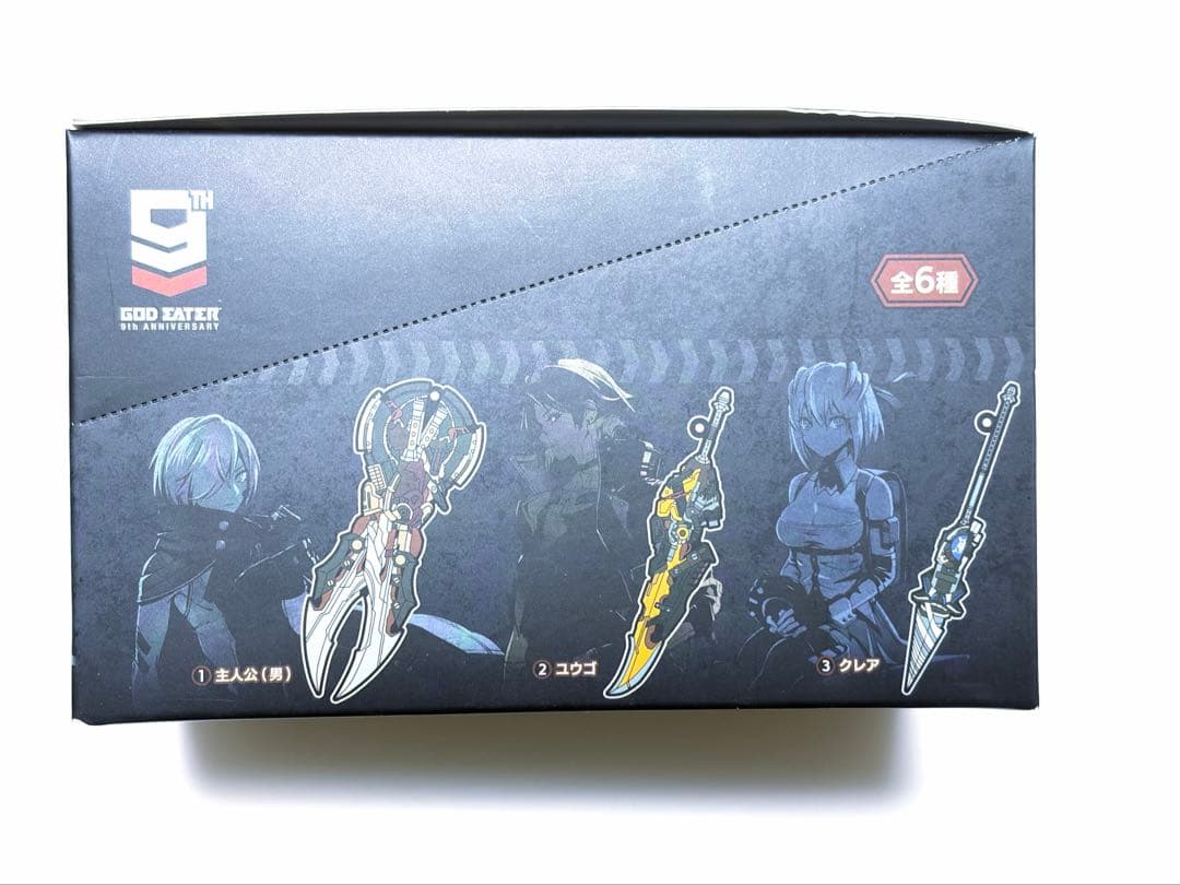 GOD EATER（ゴッドイーター）ラバーストラップ6点コンプリートBOX