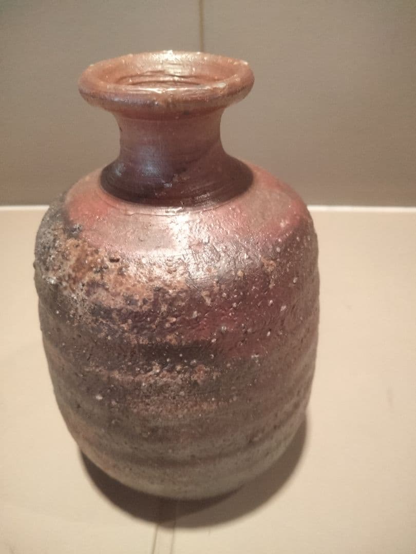 備前焼　徳利　横山秋水　息子は横山直樹