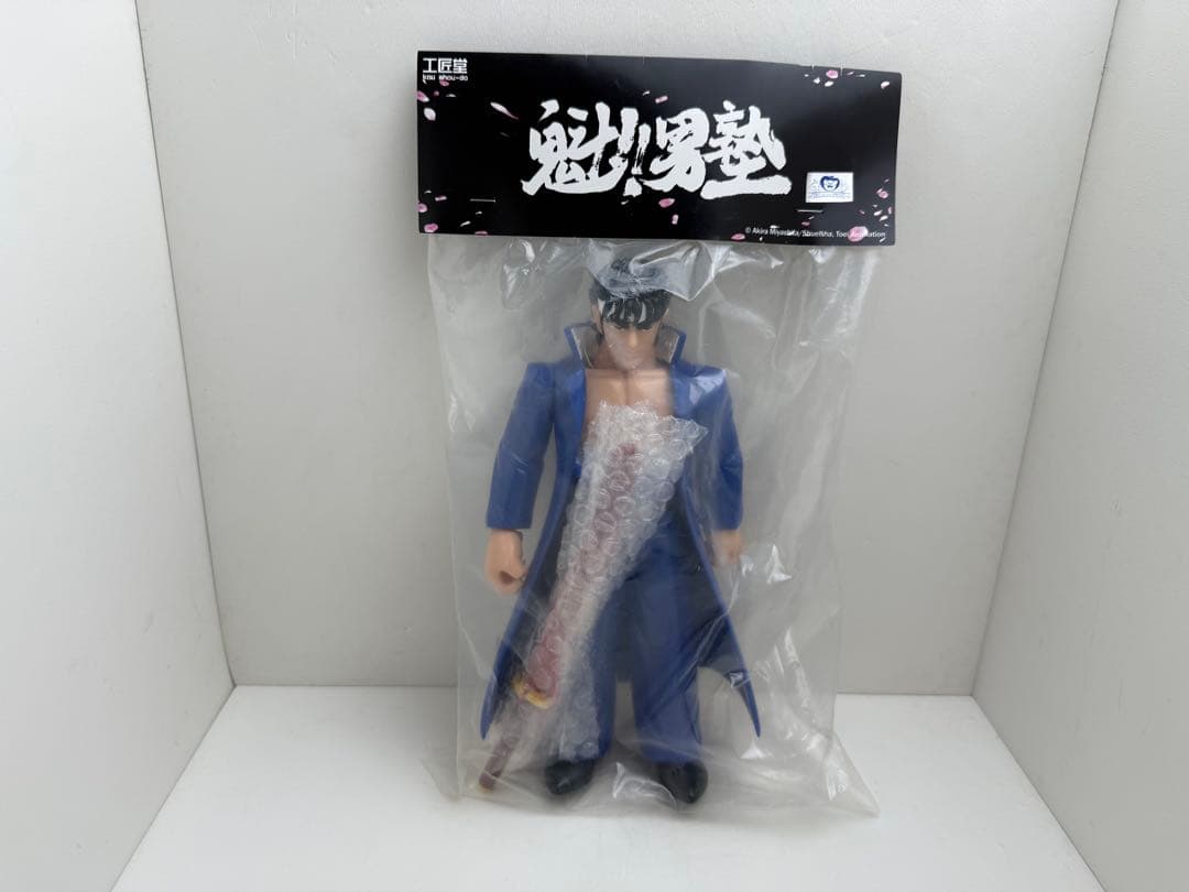 工匠堂 魁男塾 剣桃太郎 白 フィギュア王 ソフビ 現状品 魁！！男塾