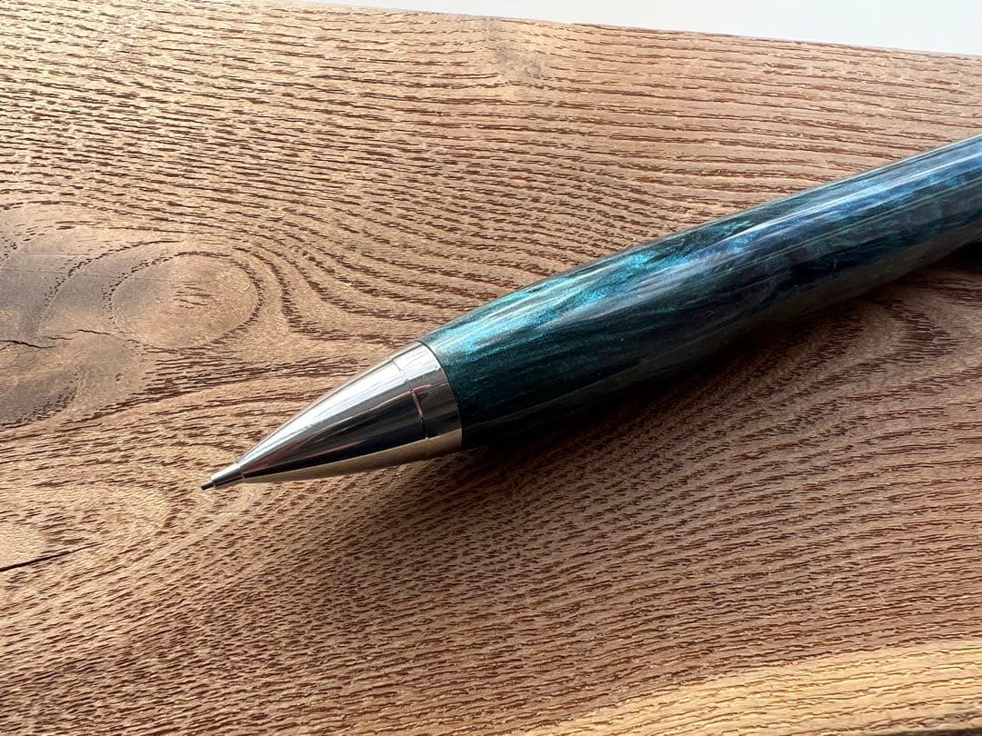 新品・未使用】金杢犀 シャープペンシル レジン silver MP - メルカリ