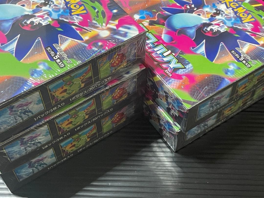 ポケカ　インフェルノX　新品未開封シュリンク付き　5箱