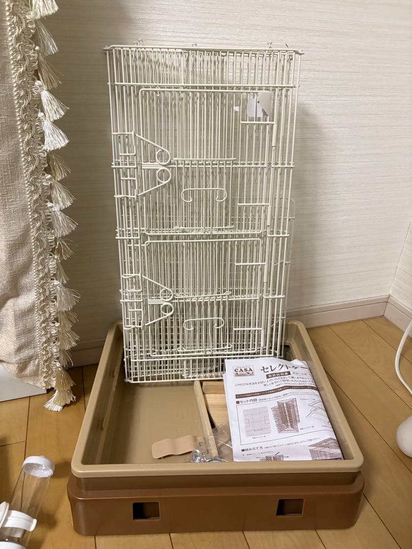 新品未使用ももんがモモンガ用ゲージ・ヒーター・給水ボトル・テトラ