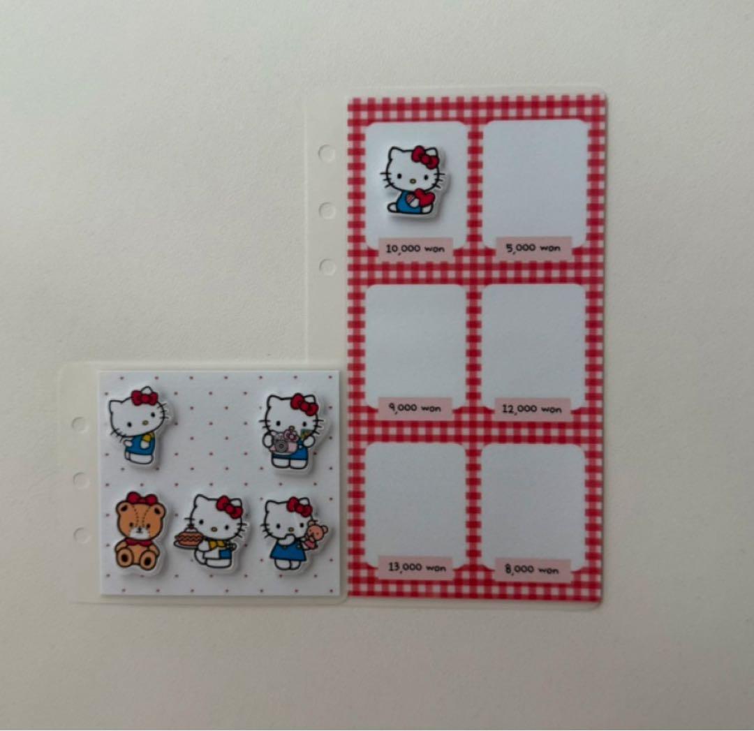 saving 貯金リフィル ハローキティ 2 日本円に変更可能 開きやすく