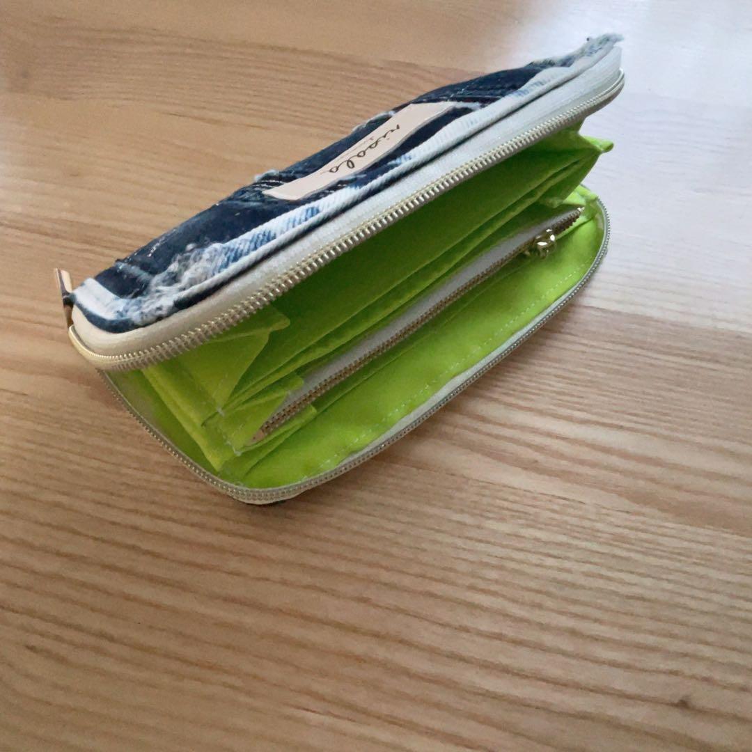 専用10/1までお取り置き デニム リメイク ウォレット Ｎｏ．3