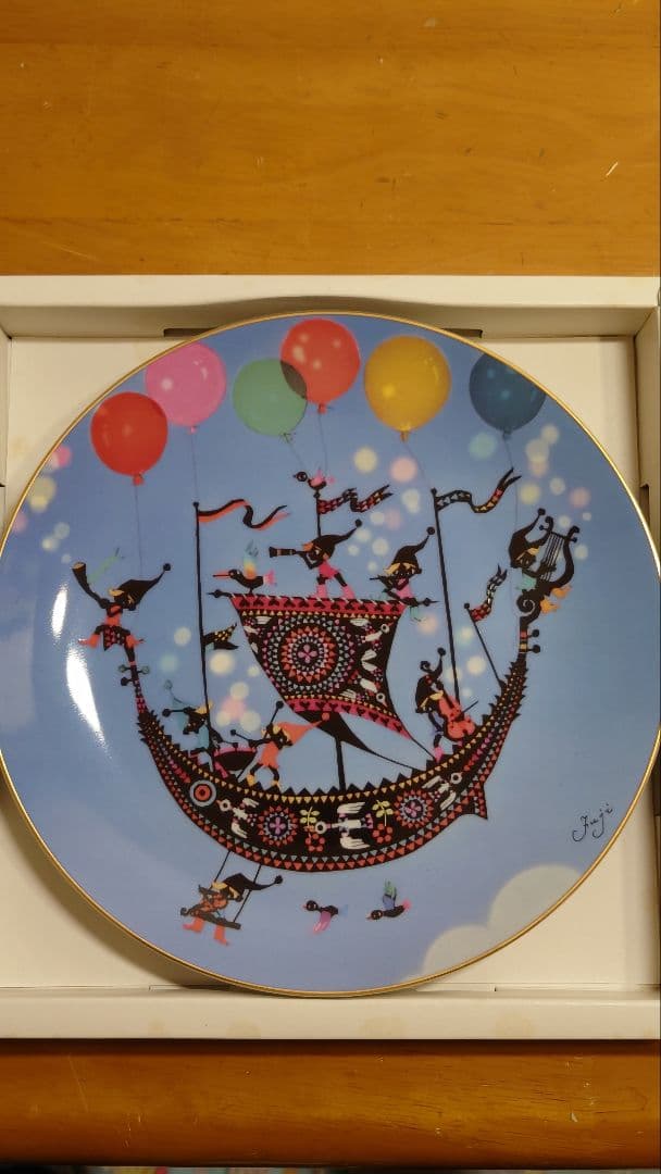 藤城清治 HOYA 飾り皿 4枚セット 美術品・アンティーク・コレクション