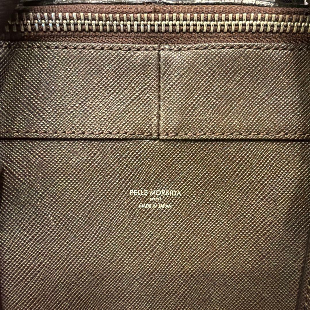 PELLE MORBIDA ペッレモルビダ　ブラウン ビジネスバッグ