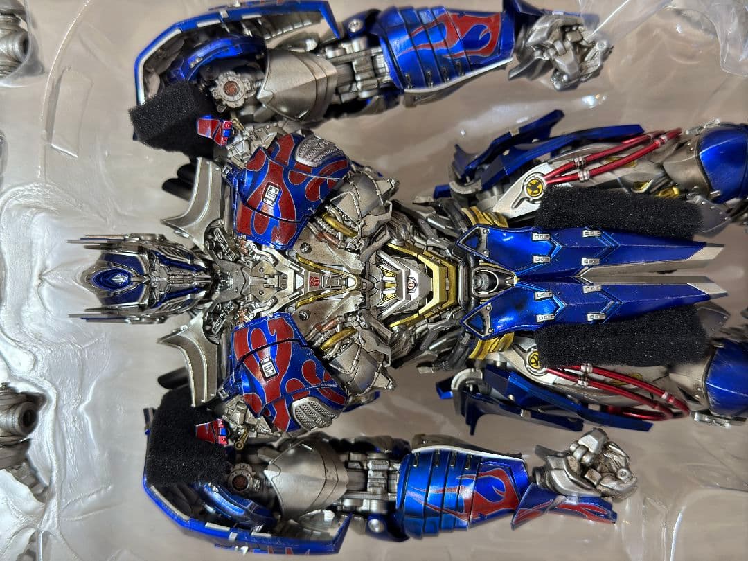 美品 DLX オプティマスプライム 最後の騎士王 threezero スリーゼロ
