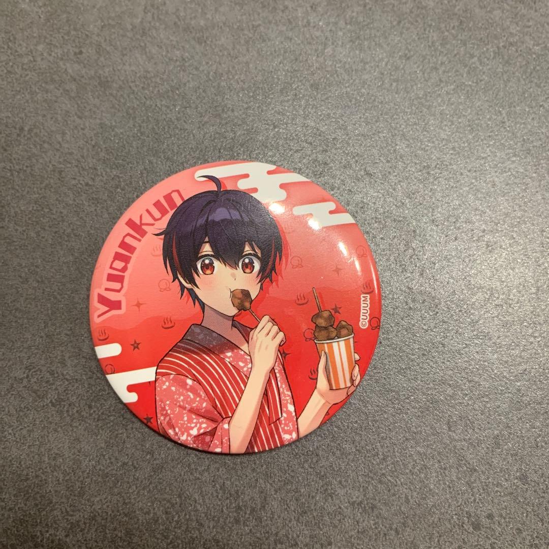 カラフルピーチ ゆあんくん 缶バッチ 極楽湯 からぴち - メルカリ