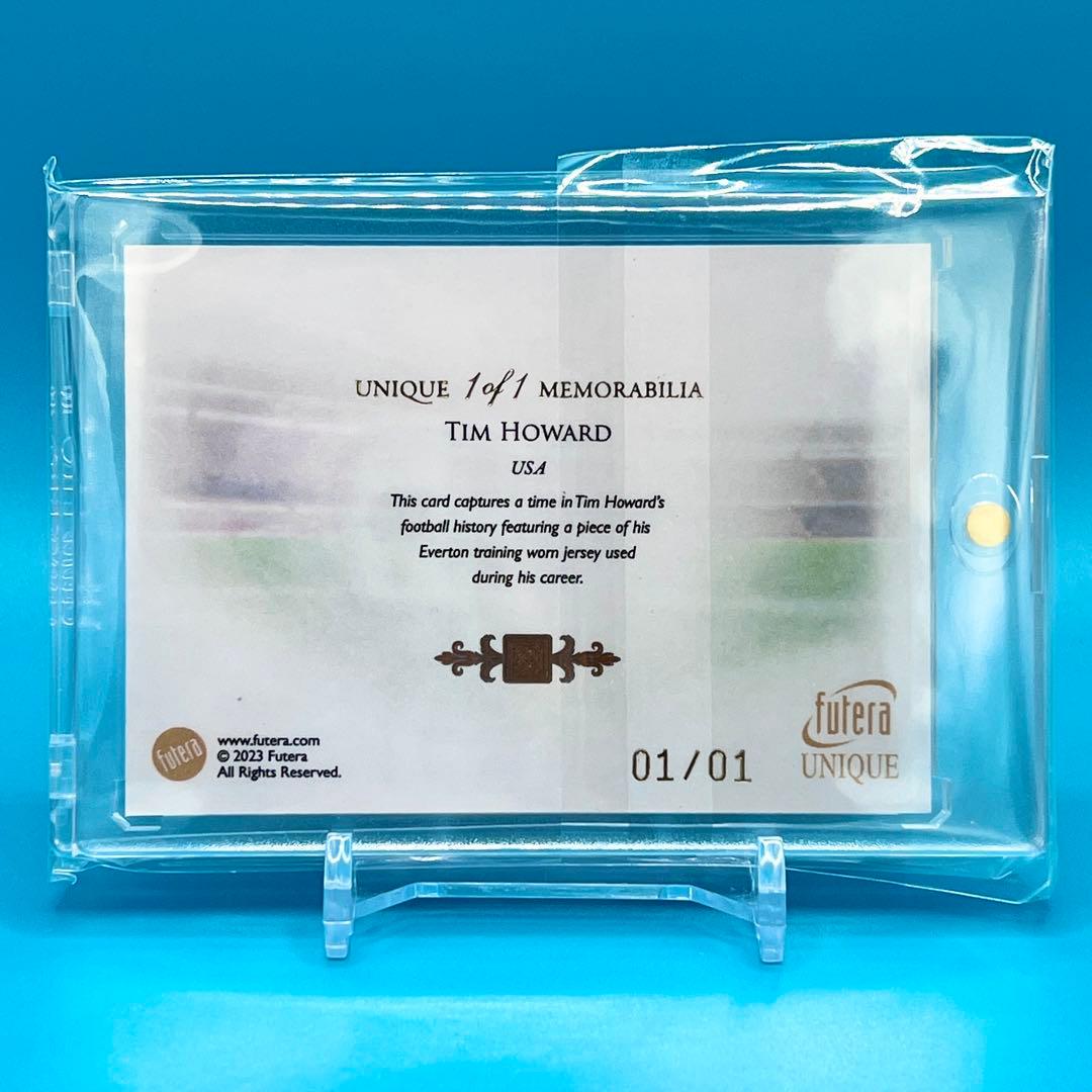 世界1枚限定！Futera 1of1 TIM HOWARD 実使用ジャージカード