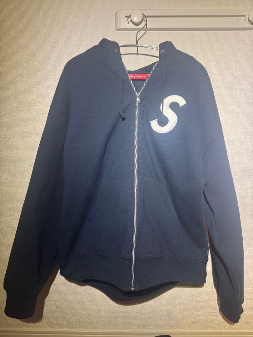 トップス Supreme S Logo Zip Up Hooded Sweatshirt