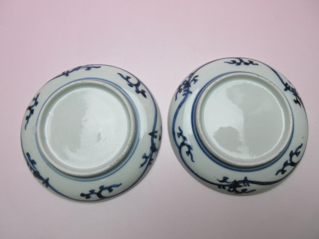 染付 時代 小皿 豆皿 色々 まとめて 70606