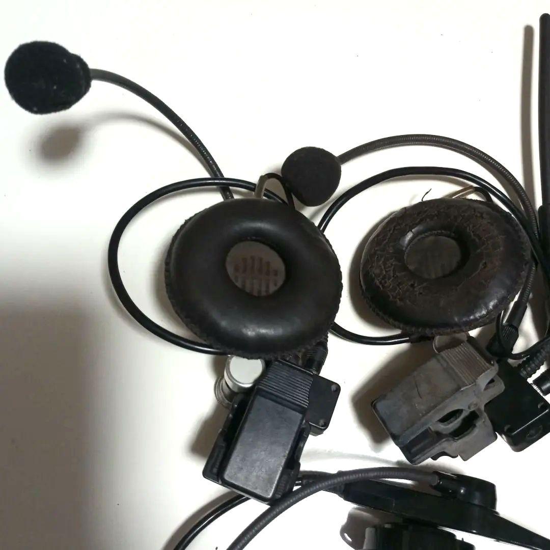 ICOM同時通話無線機IC -4855セット乾電池ケース 付ヘッドセット付お買得