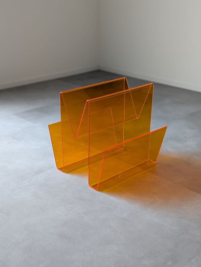 USED/スペースエイジ y2k アクリルマガジンラック space age