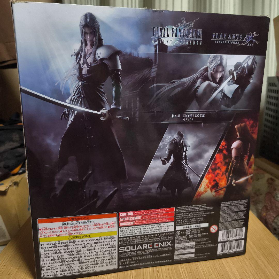 セフィロス ファイナル ファンタジー 7 プレイアーツ 改 開封品 フィギュア