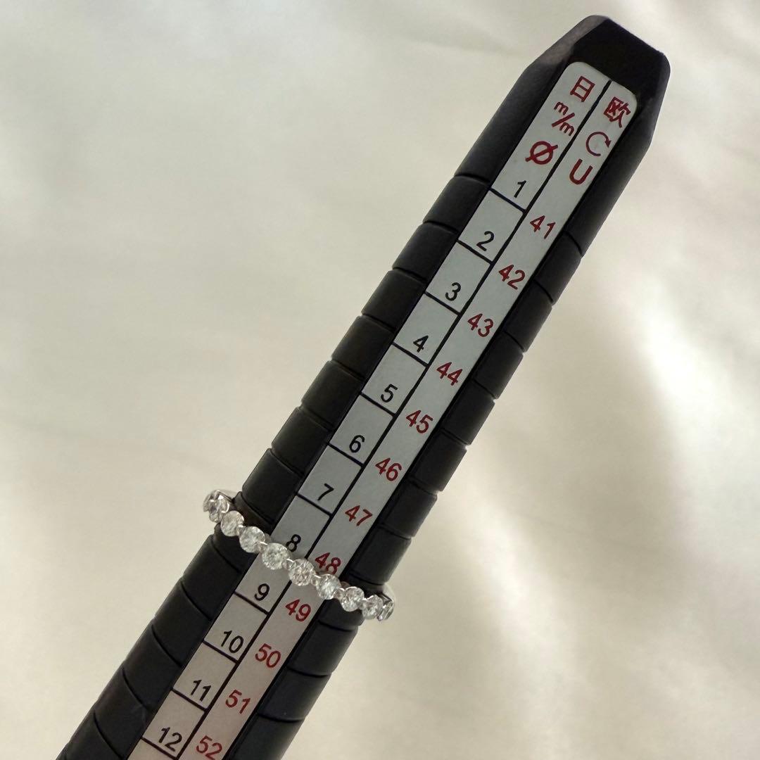 ヴァンドーム青山 ハーフエタニティ　ダイヤモンド リング プラチナ 0.33ct