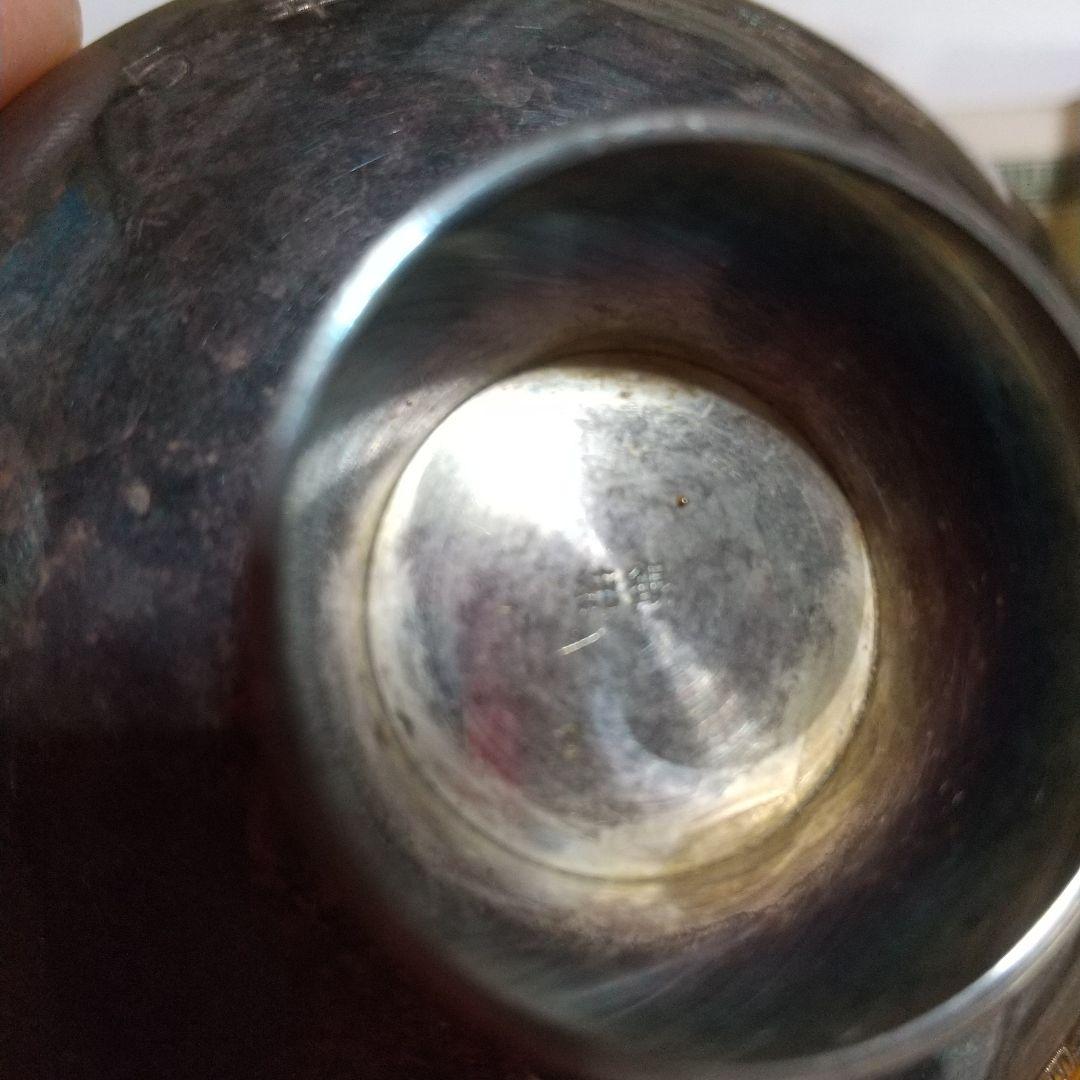 銀製品銀盃50ｇ 保証書付き写真2純銀の刻印あり(新品未使用)いいねタイムセール