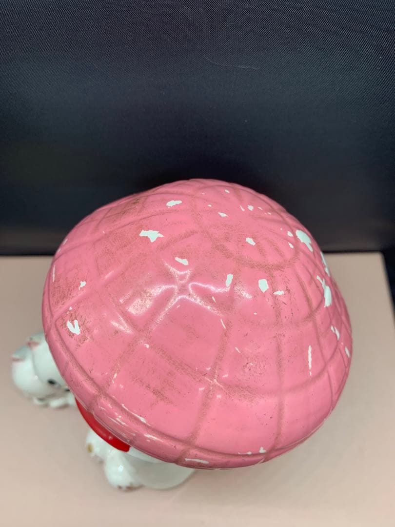 内藤ルネ JUDY 陶器 貯金箱 ピンクの帽子