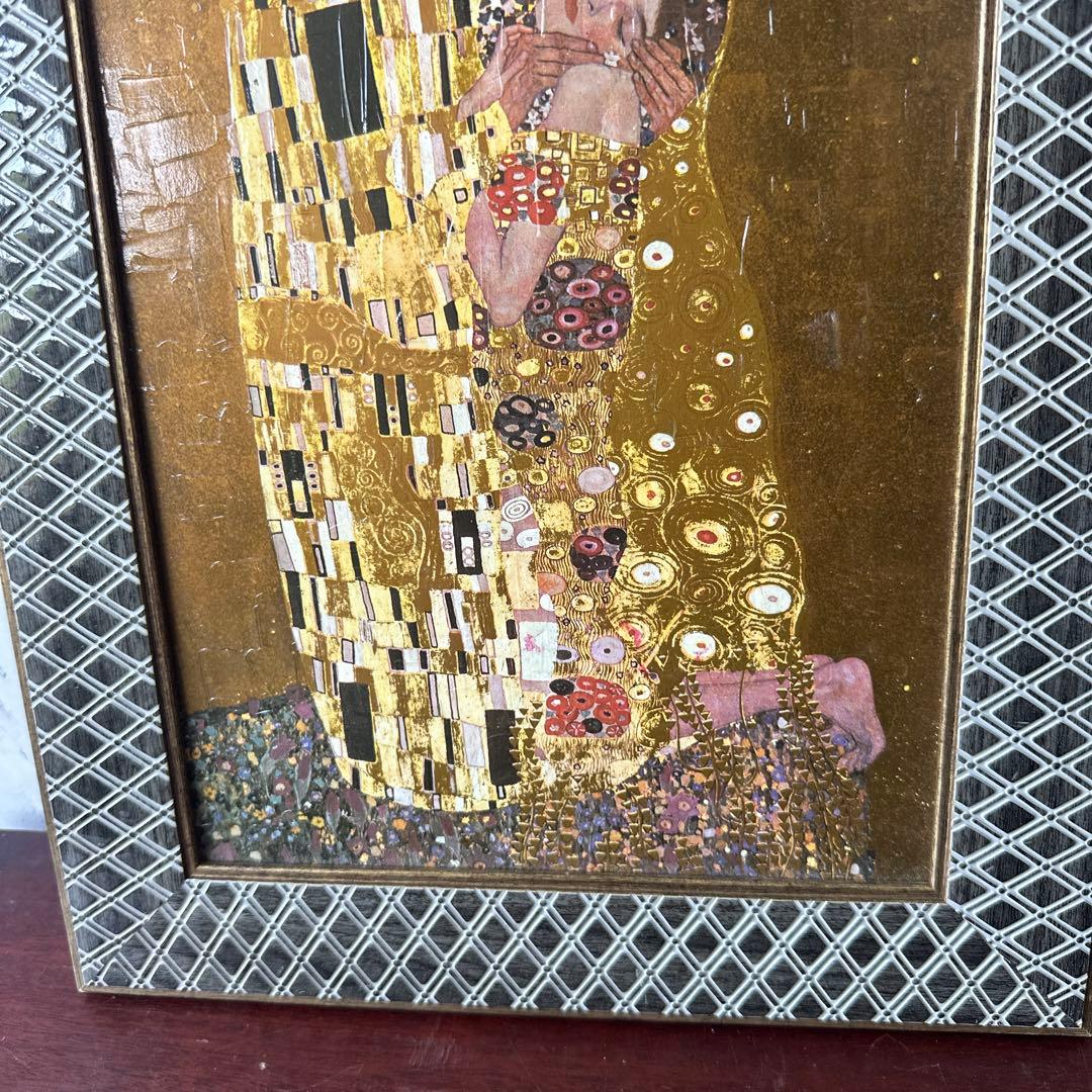 瞬間的お値下げ‼️クリムト　接吻　額　Gustav Klimt The Kiss