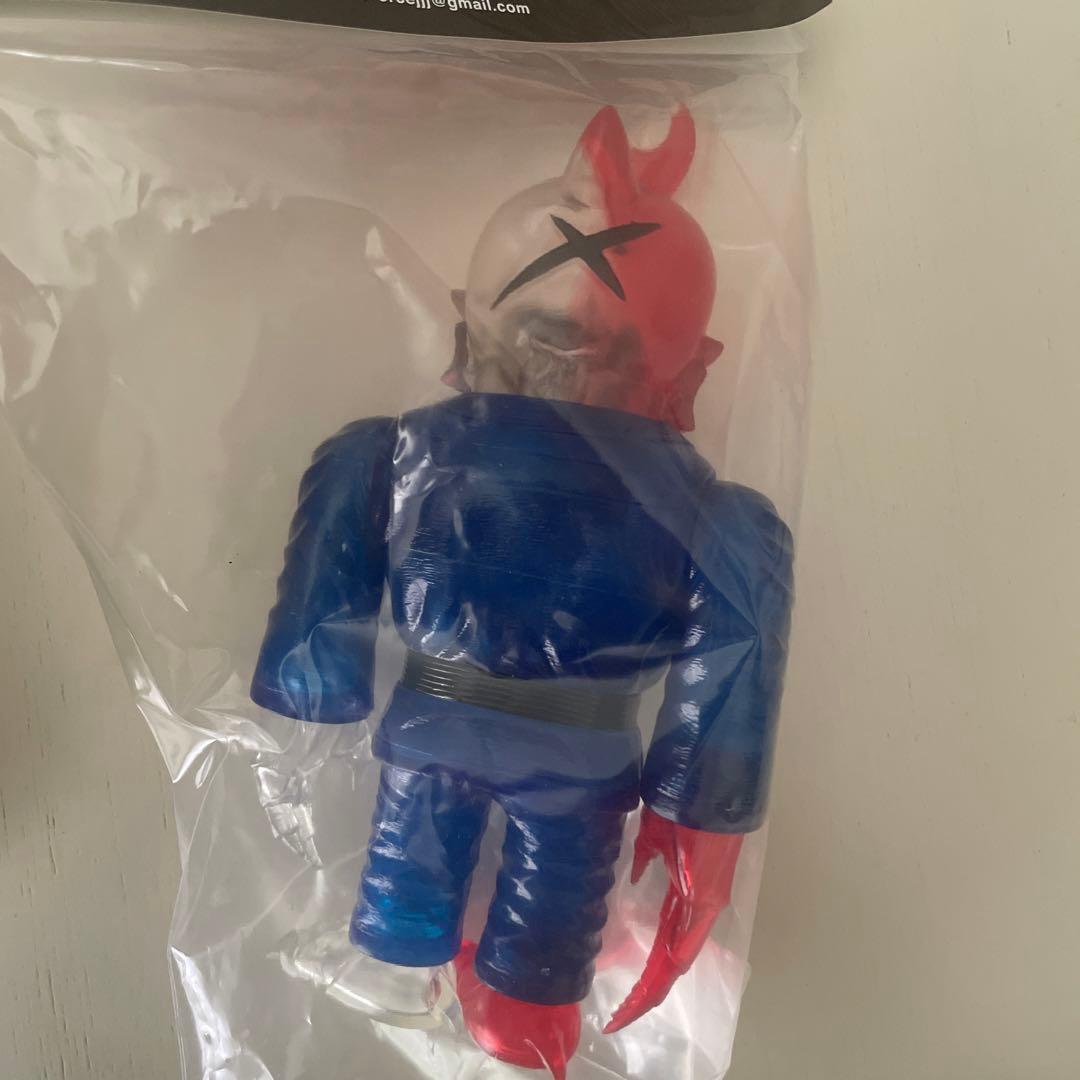 ソフビ スカーシャーク ブルークリアー道着Ver. レッドシャーク道場