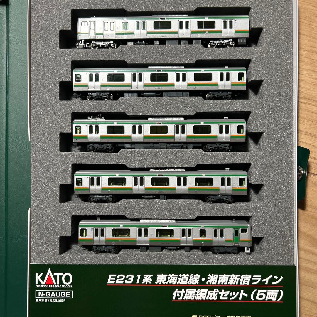 10-522 E231系 東海道線・湘南新宿ライン 付属編成セット(5両)